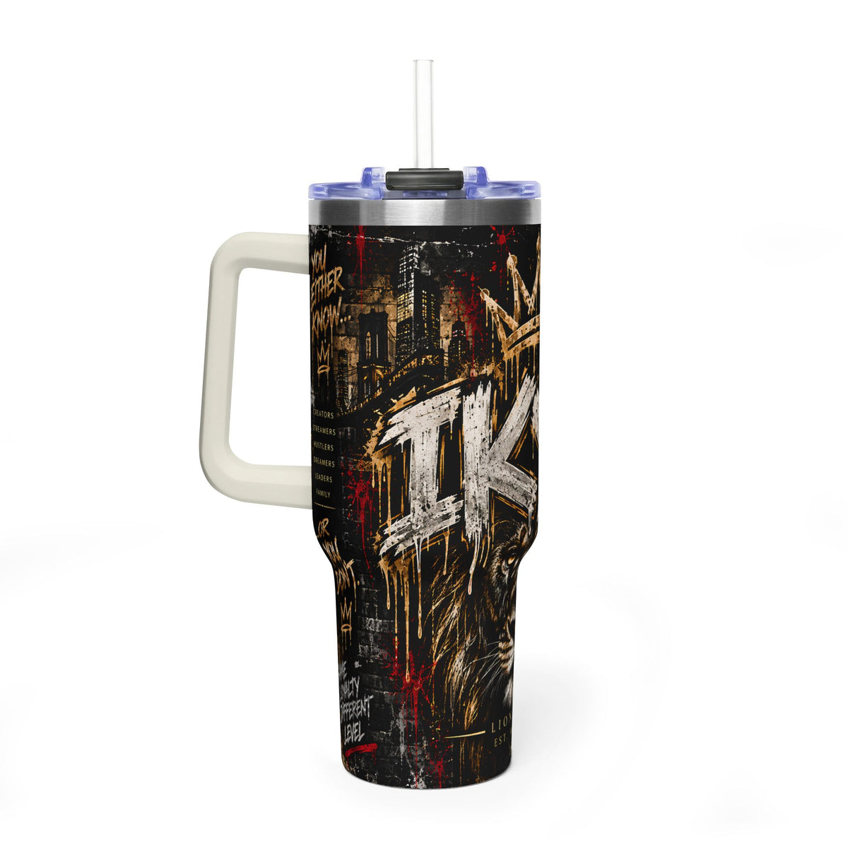 IKYF🦁 Lions Den Tumbler, 40oz