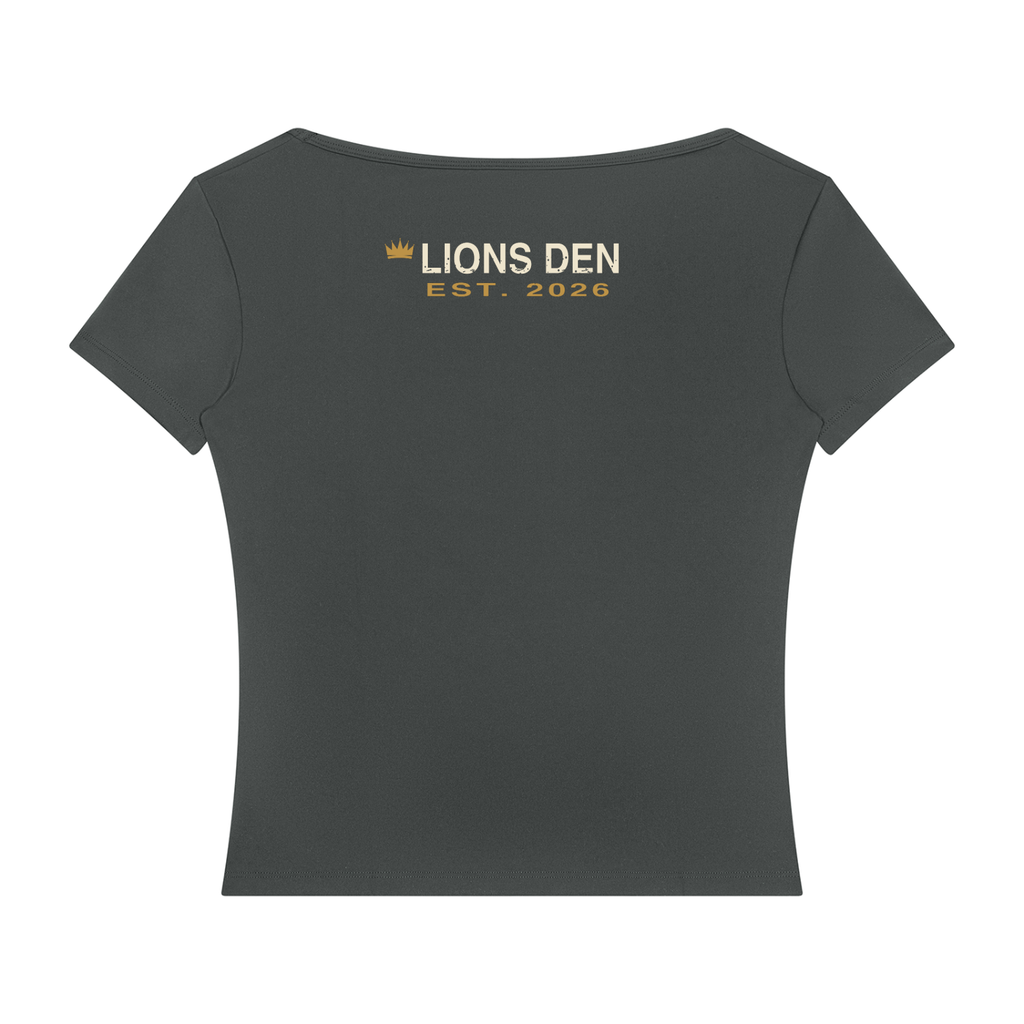 Pretty Untamed Square-Neck Training Tee