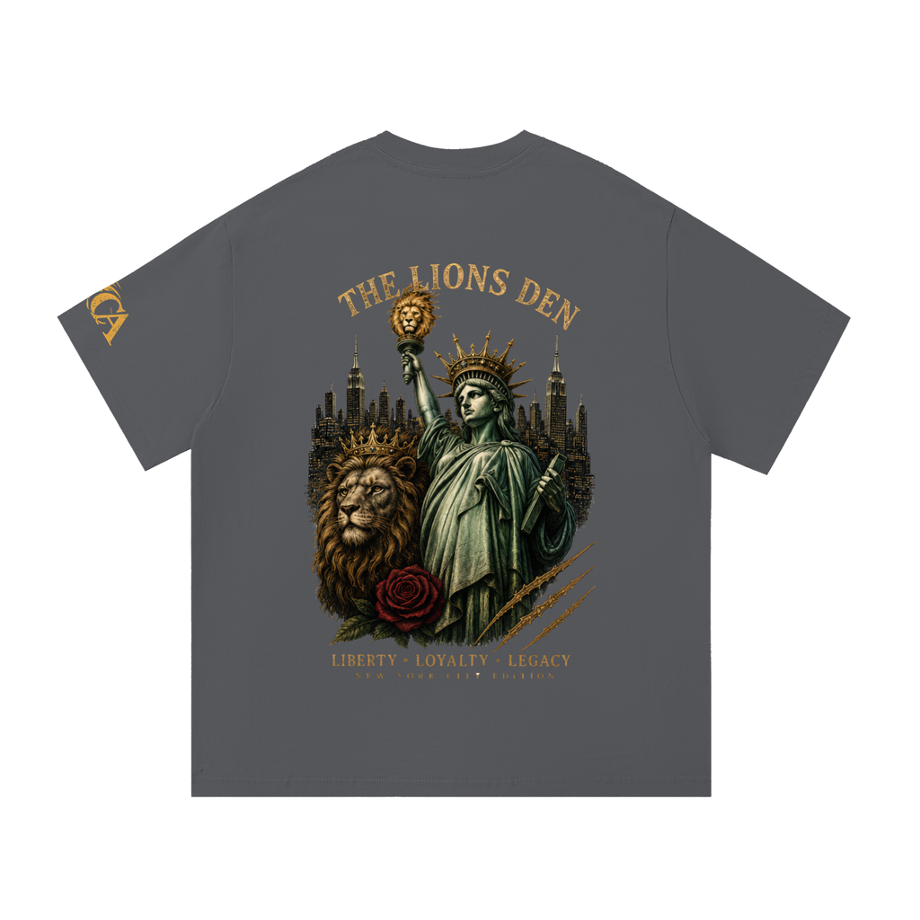 Crowned Lion Crest Essential Cotton Tee