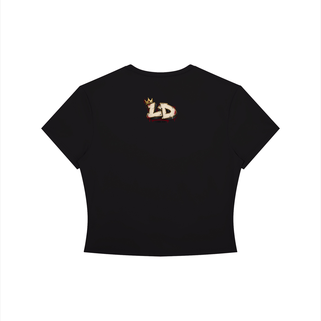 Her Stream Her Rules Women's Cropped Tee