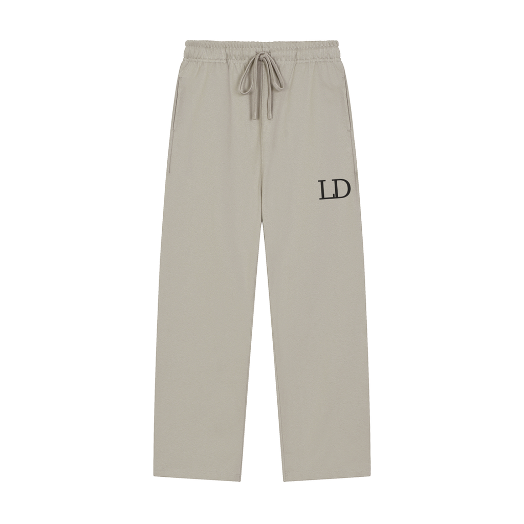 LD Minimal Straight-Leg Sweatpants