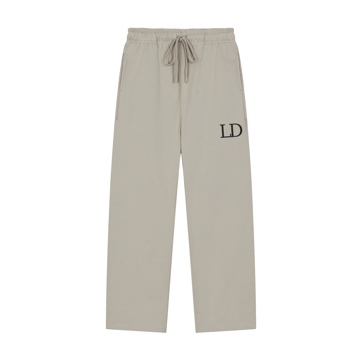 LD Minimal Straight-Leg Sweatpants