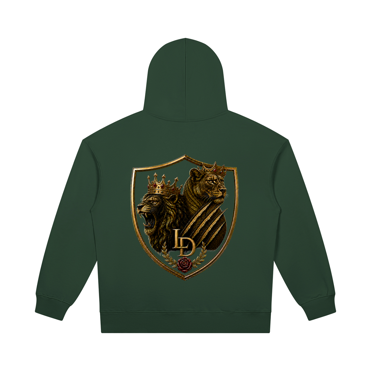 Twin Lion Scratch Shield Heavyweight Hoodie