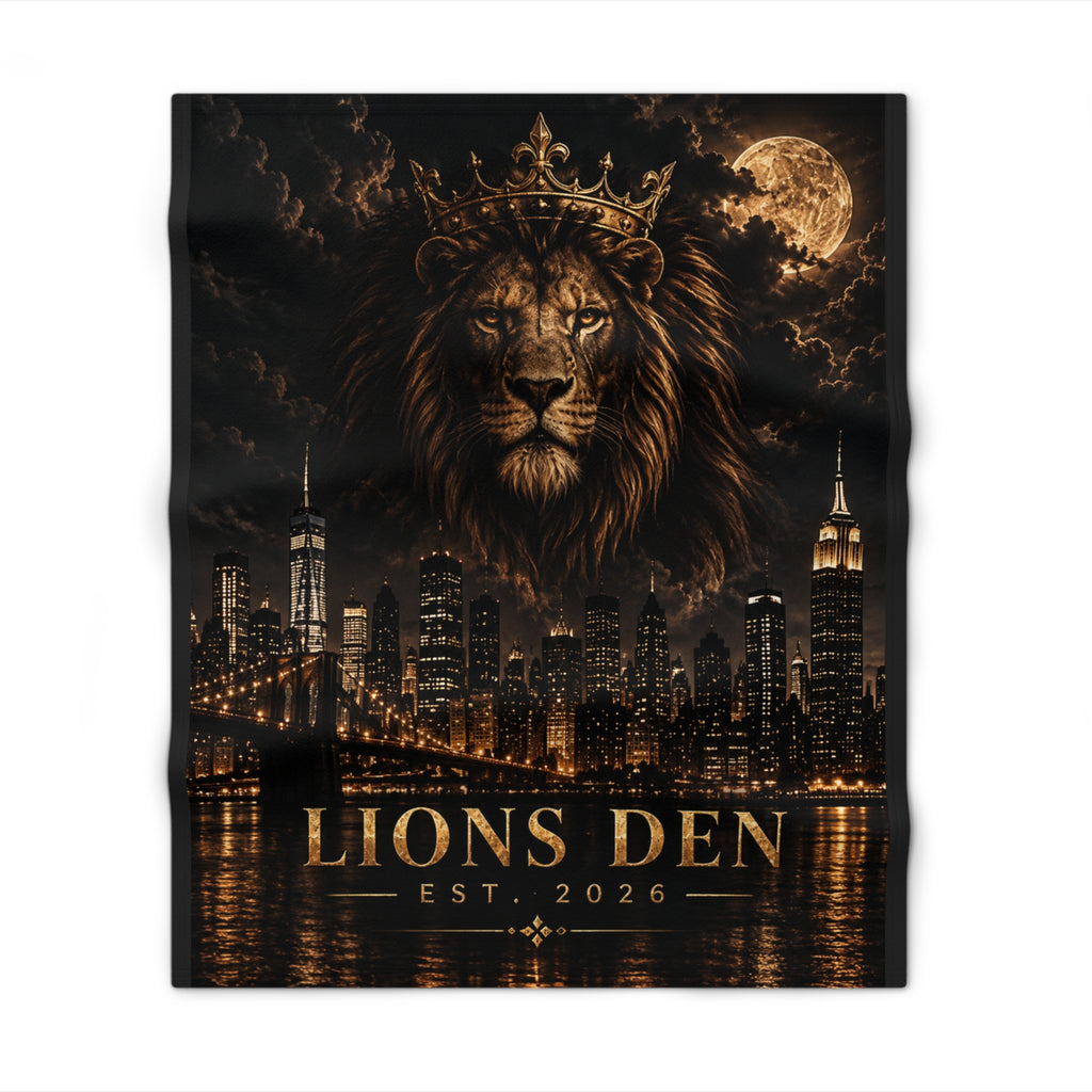 Crowned King NYC Throw Blanket