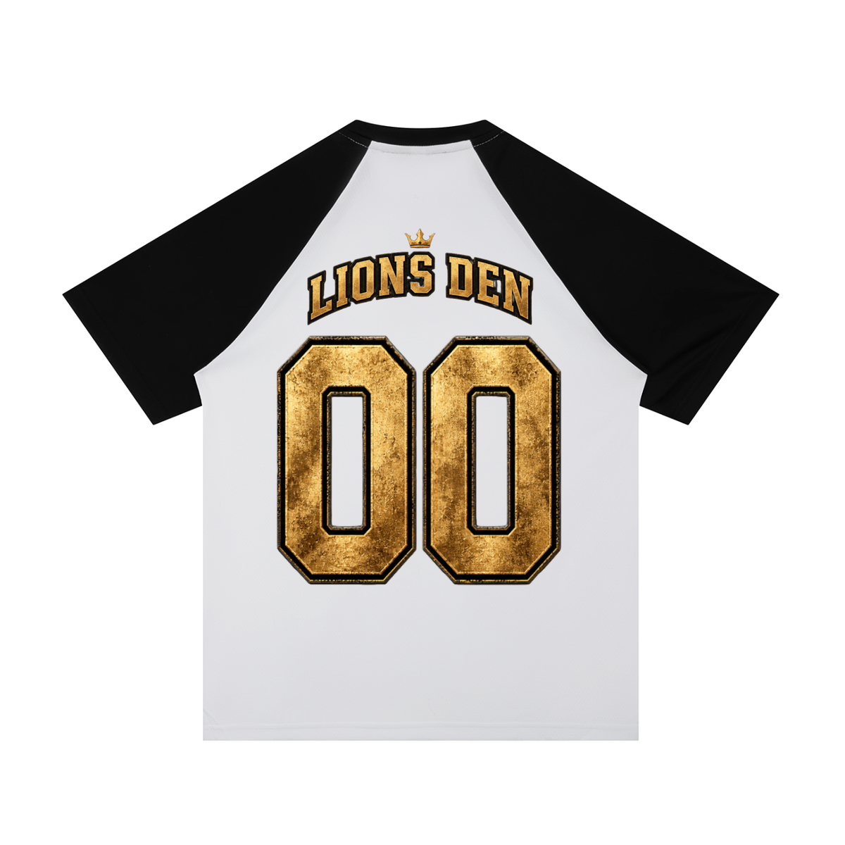 Contrast Raglan Sleeve Mesh T-Shirt