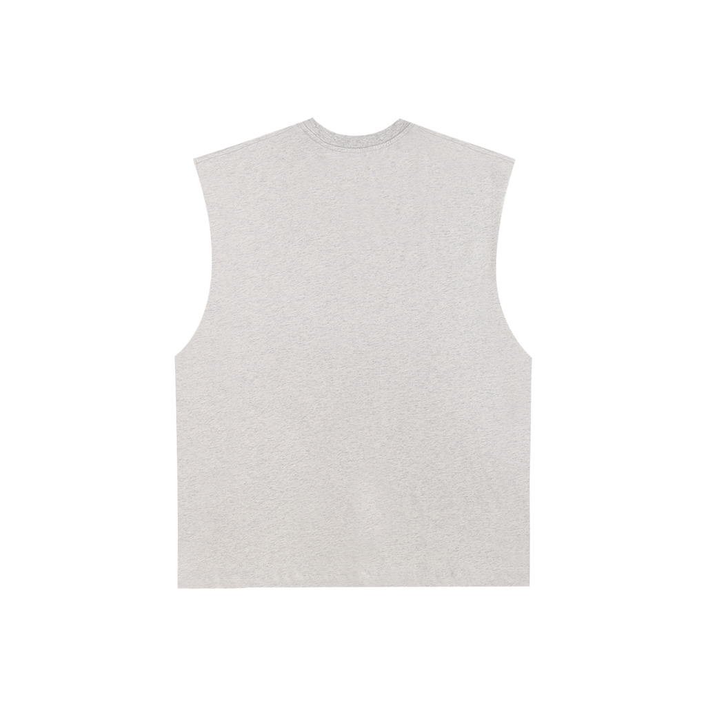 The Den After Dark Raw-Edge Cotton Tank