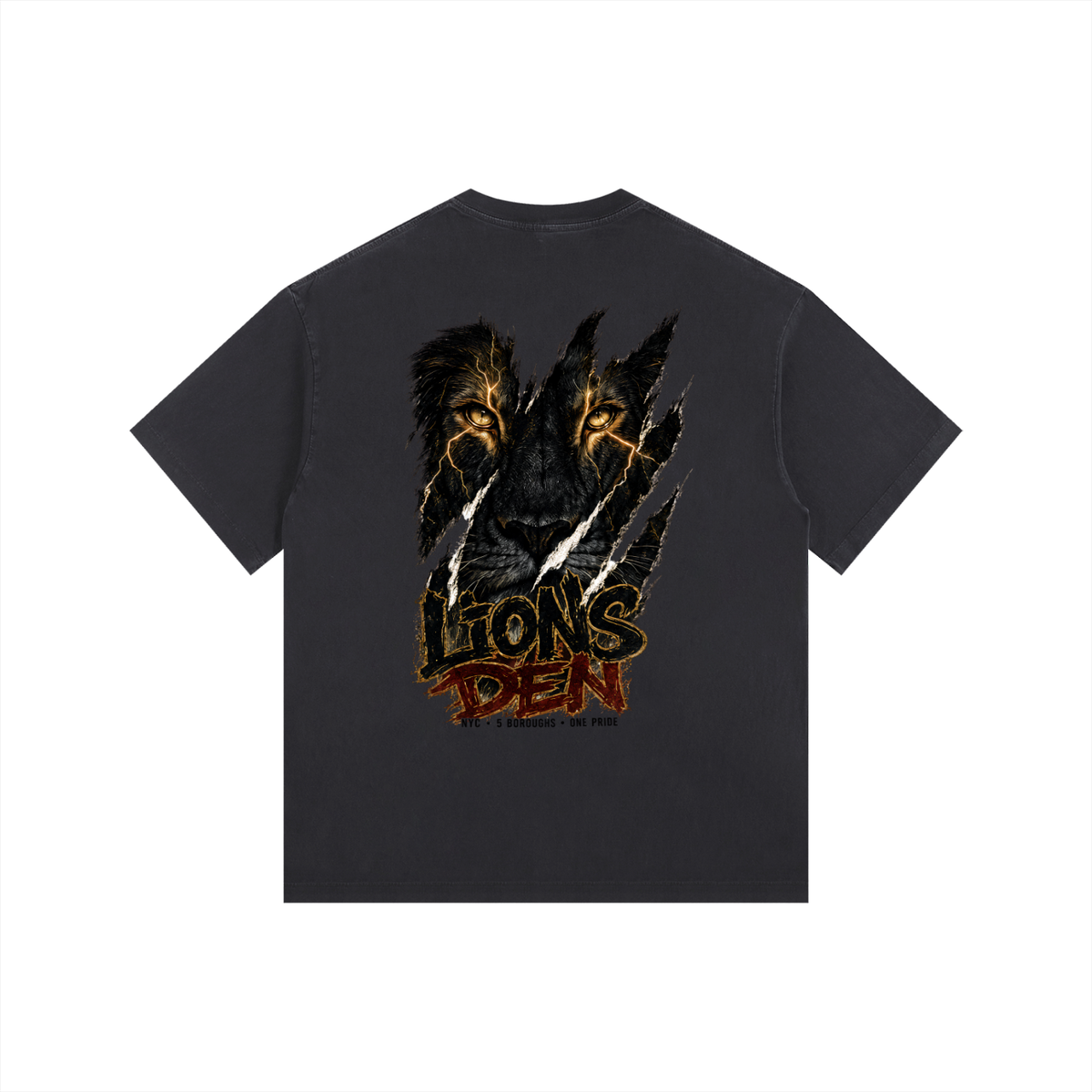 Lions Den Ruby Stack Vintage-Wash Oversized Tee