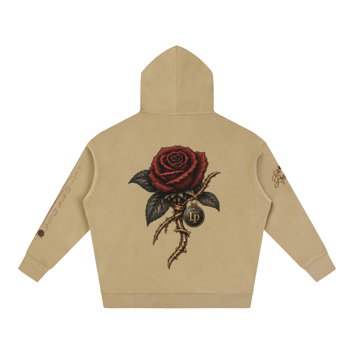 MMXXVI Crown & Rose Oversized Fleece Hoodie