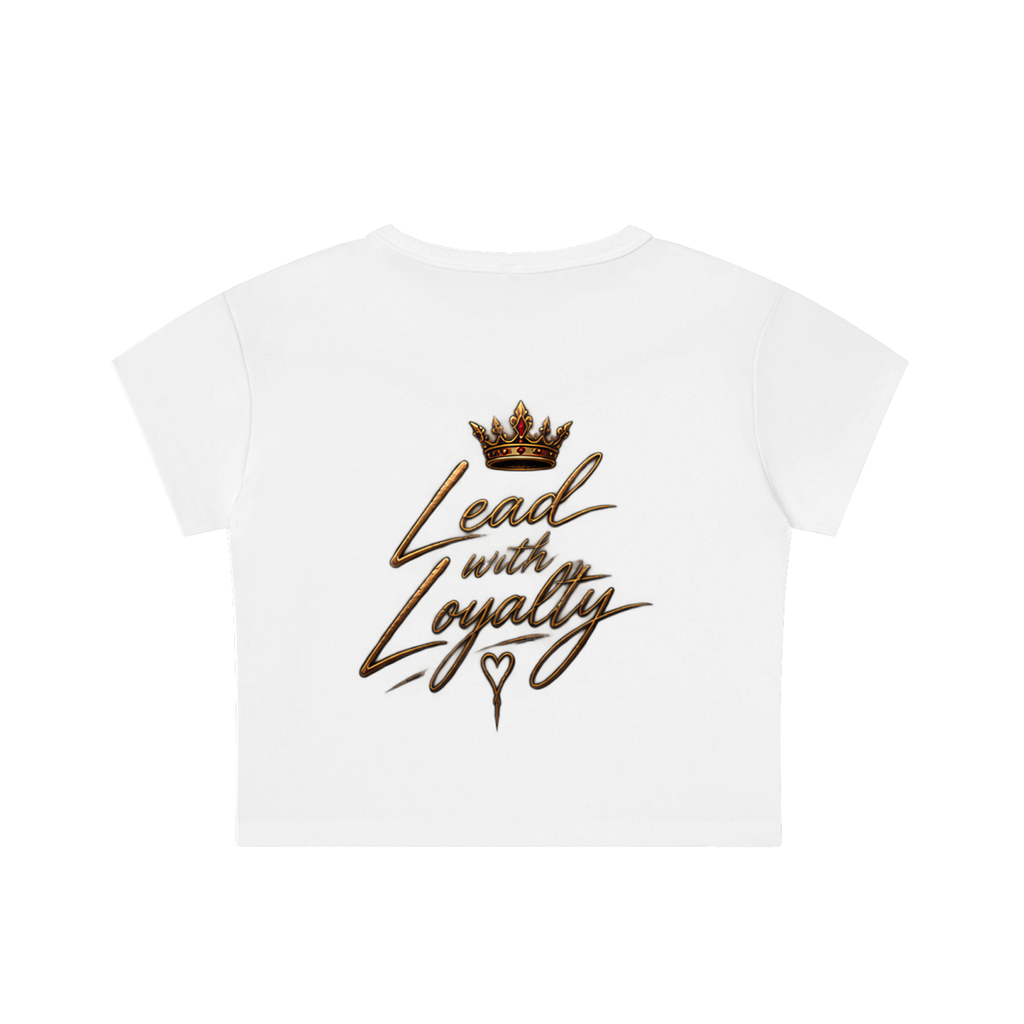 Lead With Loyalty Rose Snow-Wash Crop Top
