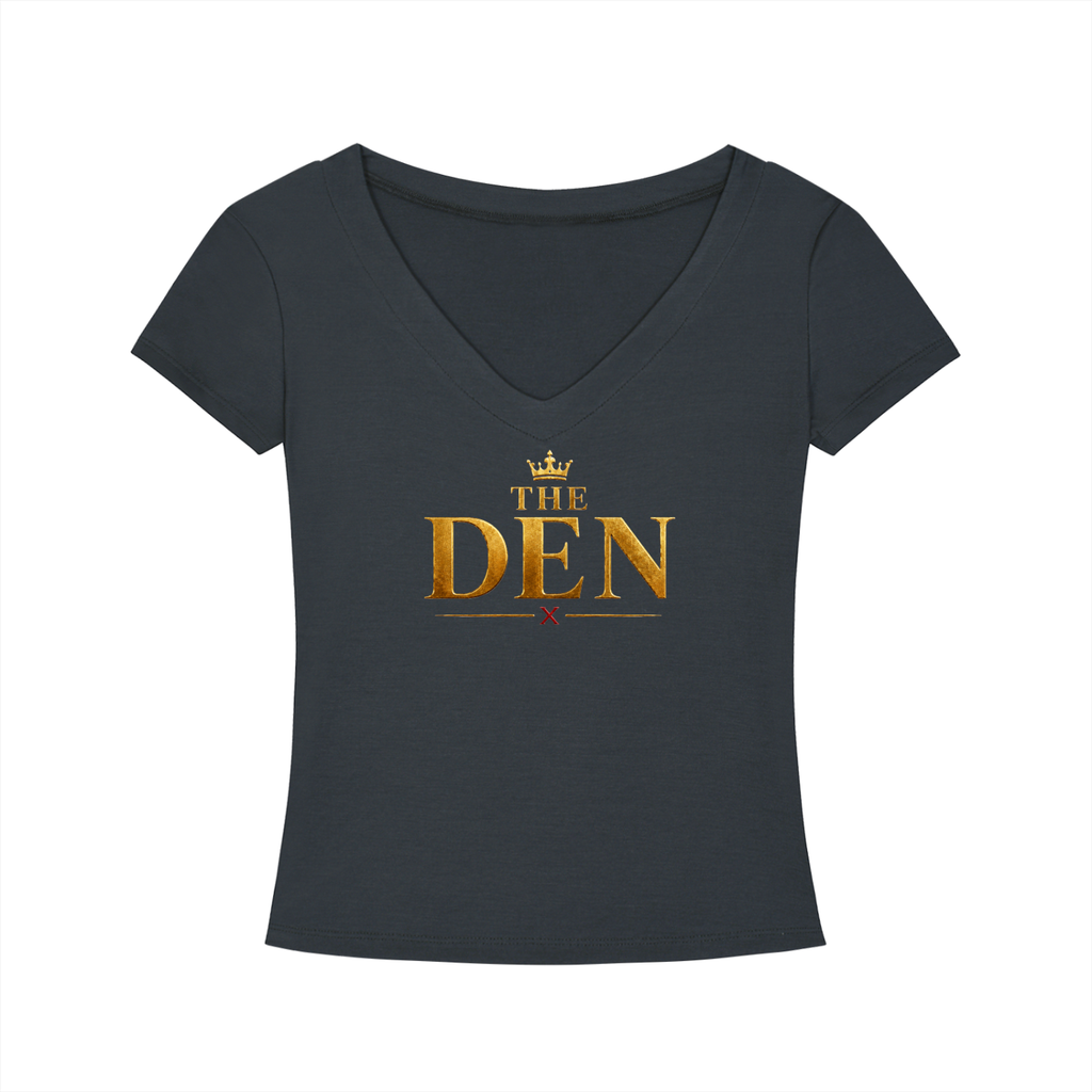 The Den Crown Tencel Slim-Fit V-Neck Tee