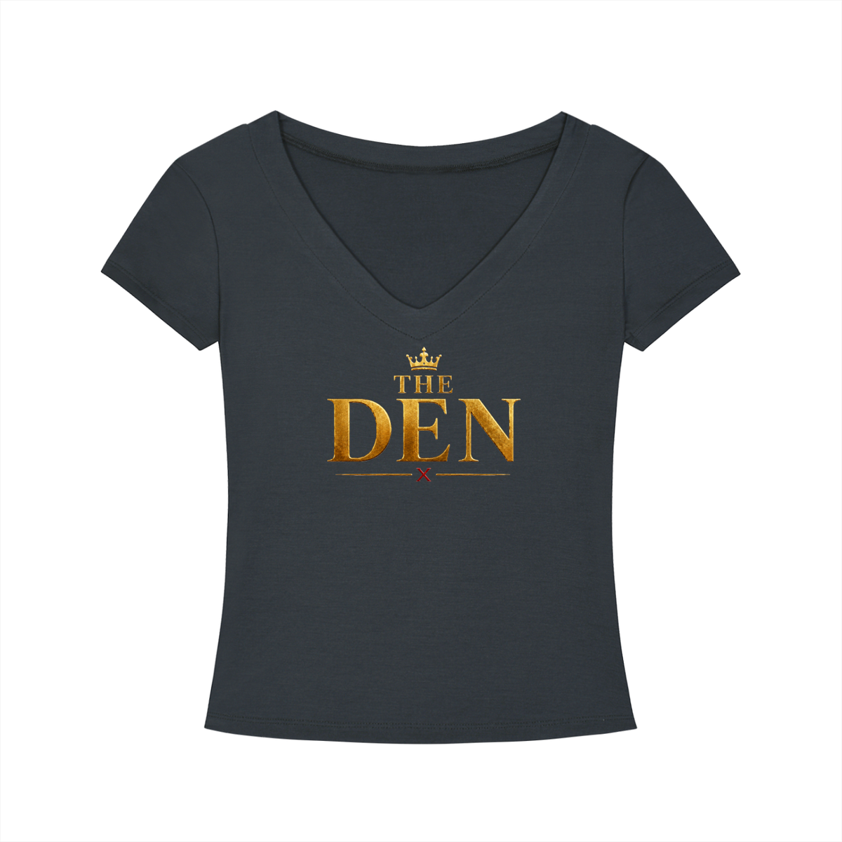 The Den Crown Tencel Slim-Fit V-Neck Tee