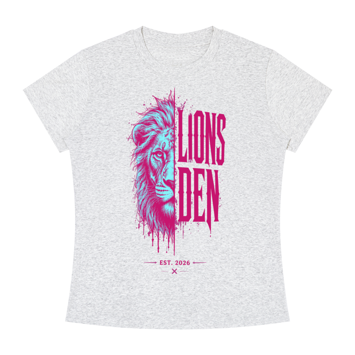 Neon Lion Women's Slim-Fit Tee