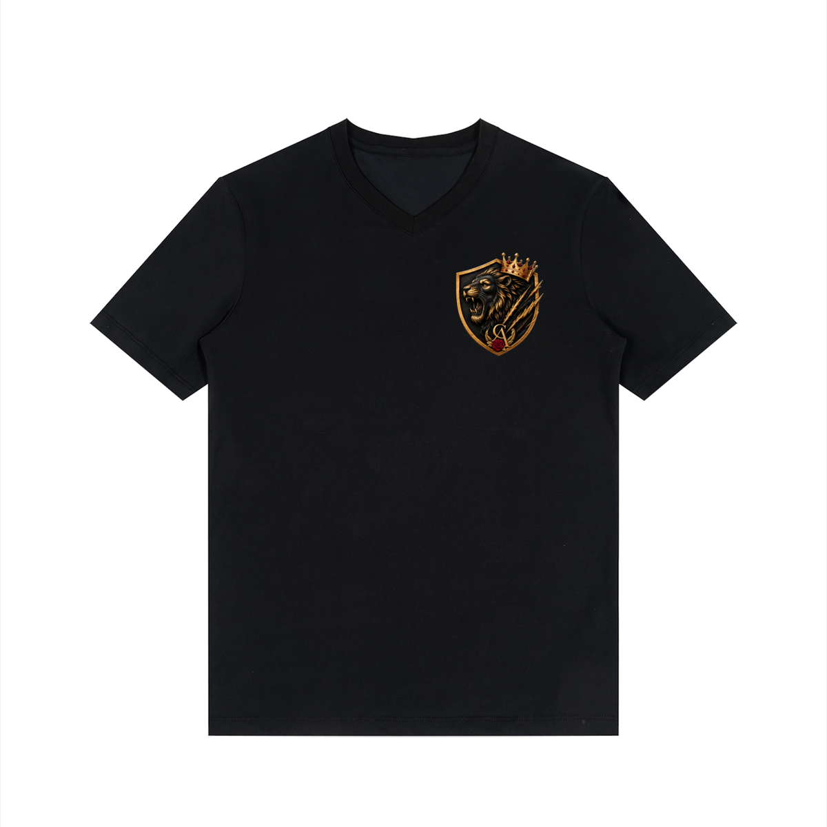 Royal Shield Men's V-Neck Tee