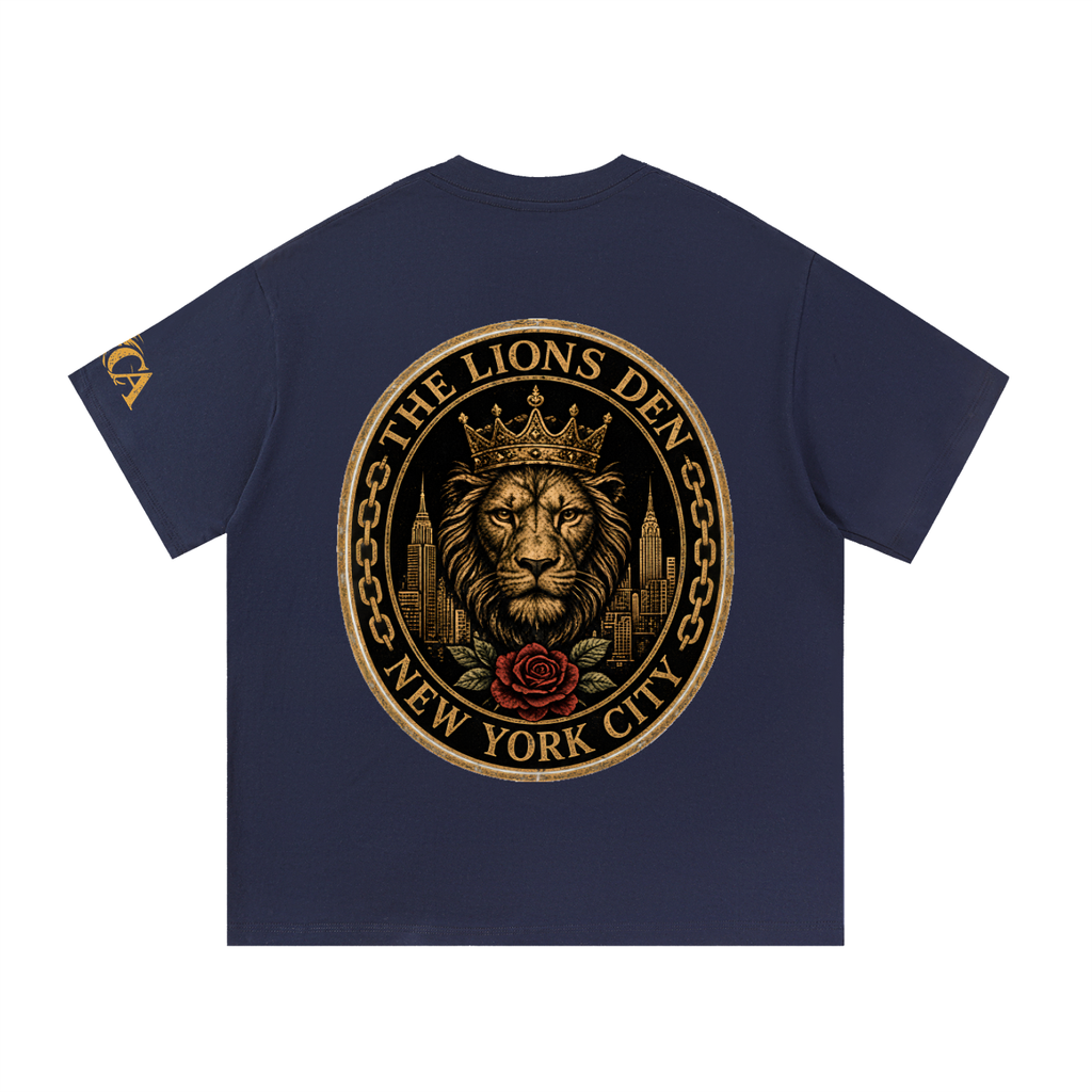 Lions Den New York City Emblem Oversized Tee