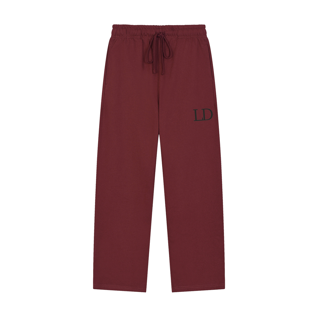 LD Minimal Straight-Leg Sweatpants
