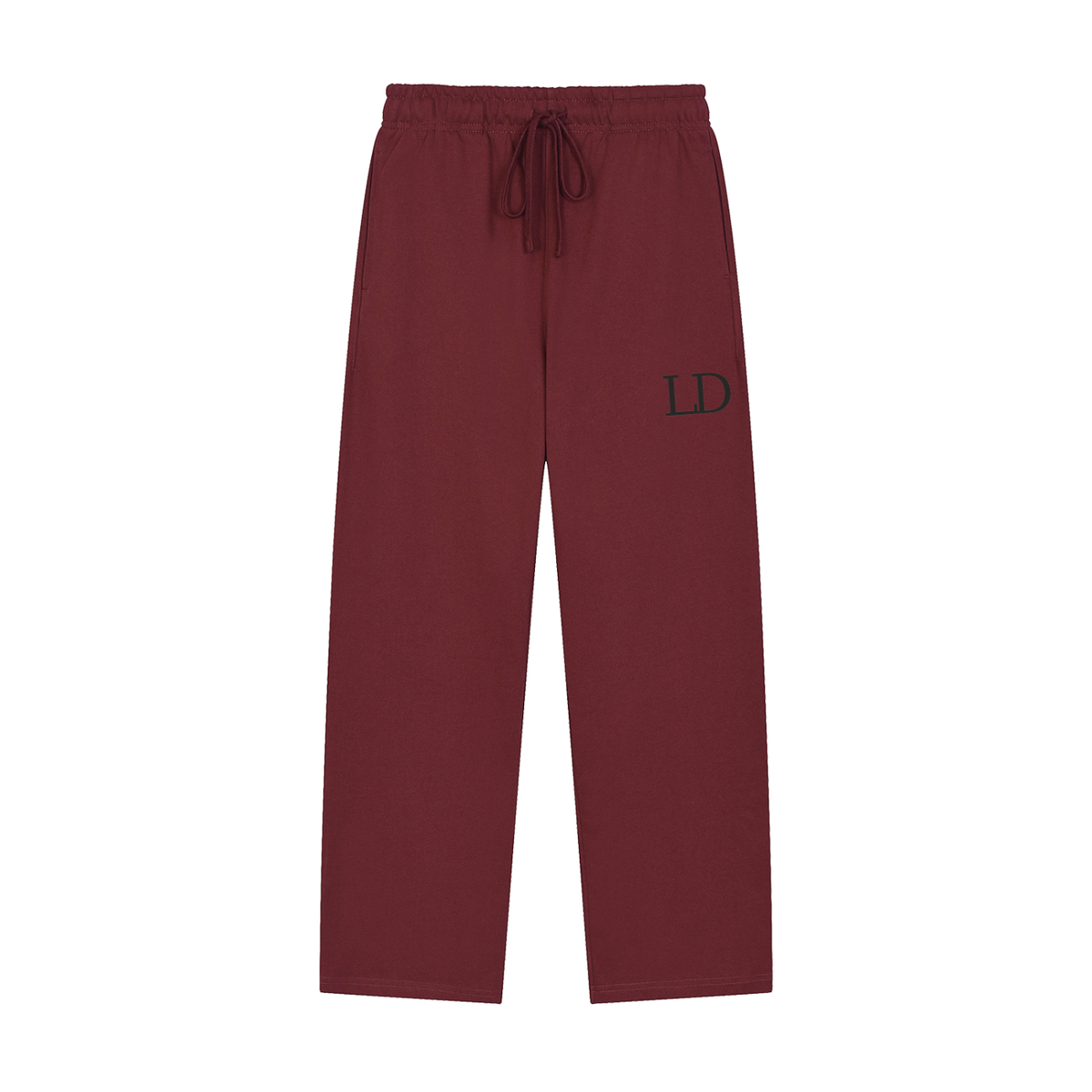 LD Minimal Straight-Leg Sweatpants