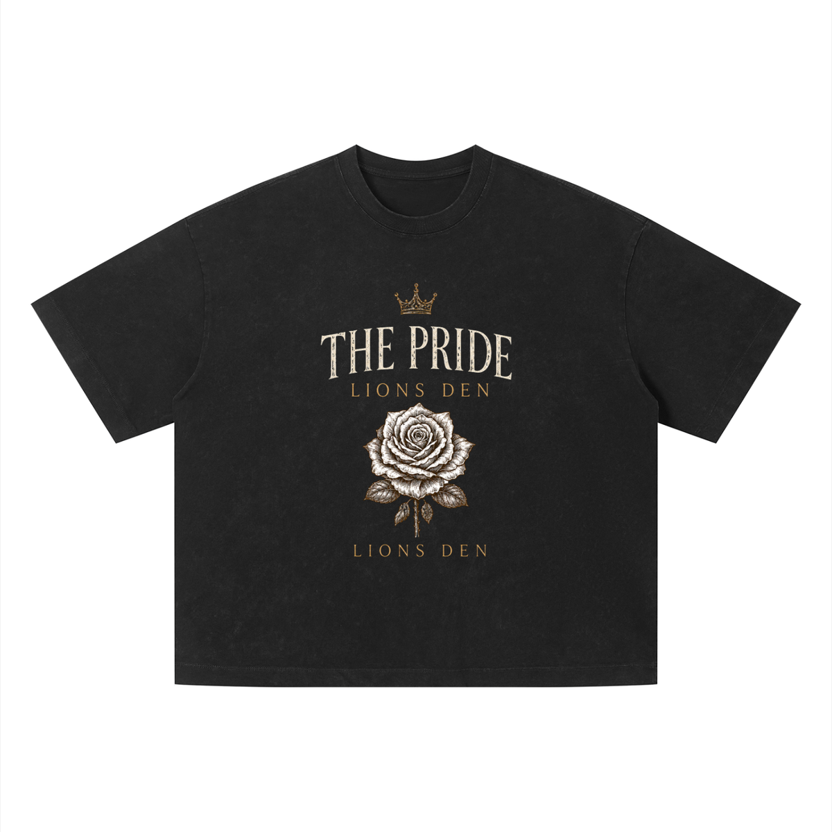 The Pride Rose Vintage-Wash Boxy Tee