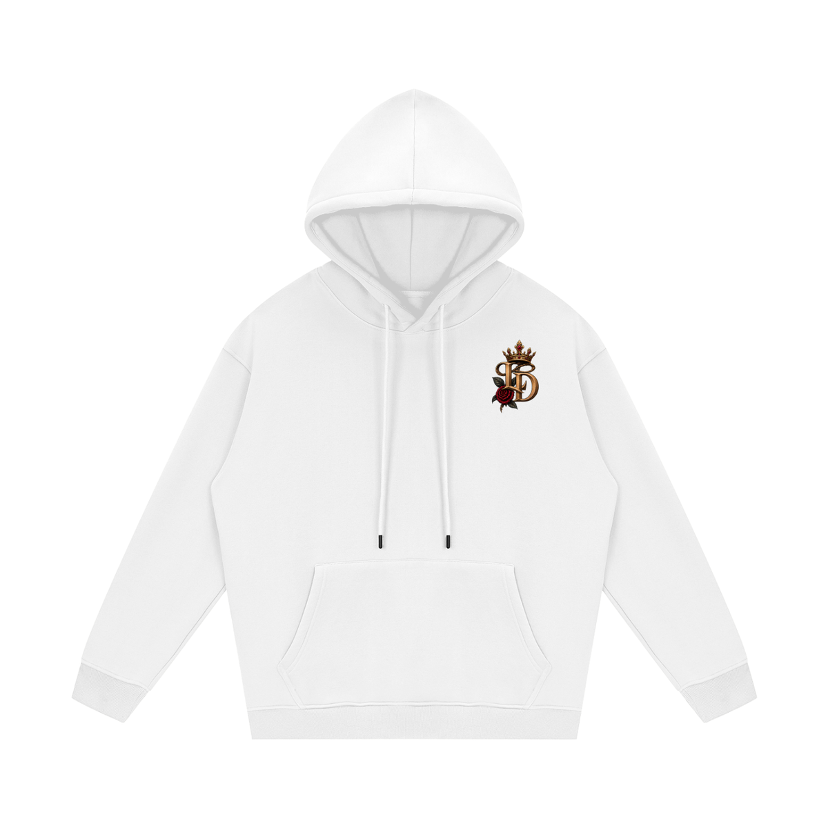 Crowned Rose Medallion Fleece Hoodie