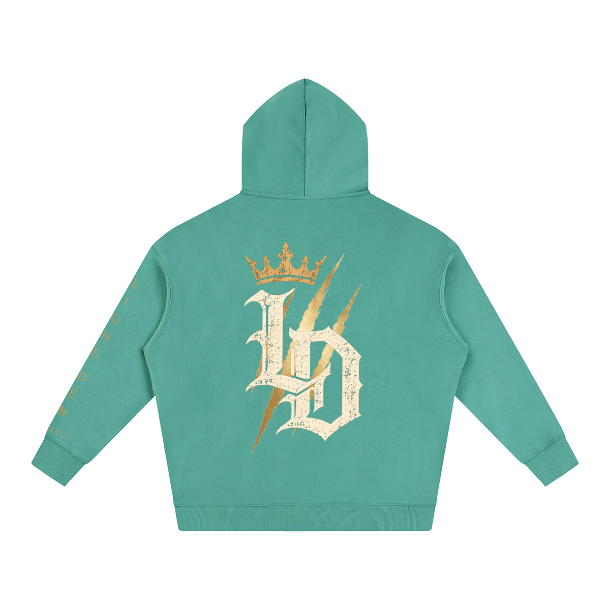 Crowned Gothic LD Oversized Fleece Hoodie
