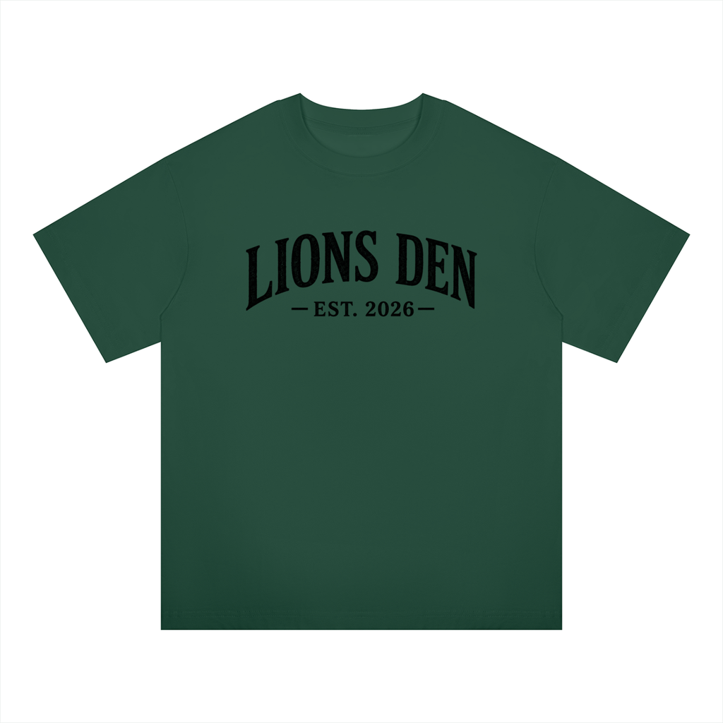 Lions Den Athletic Oversized Drop-Shoulder Tee