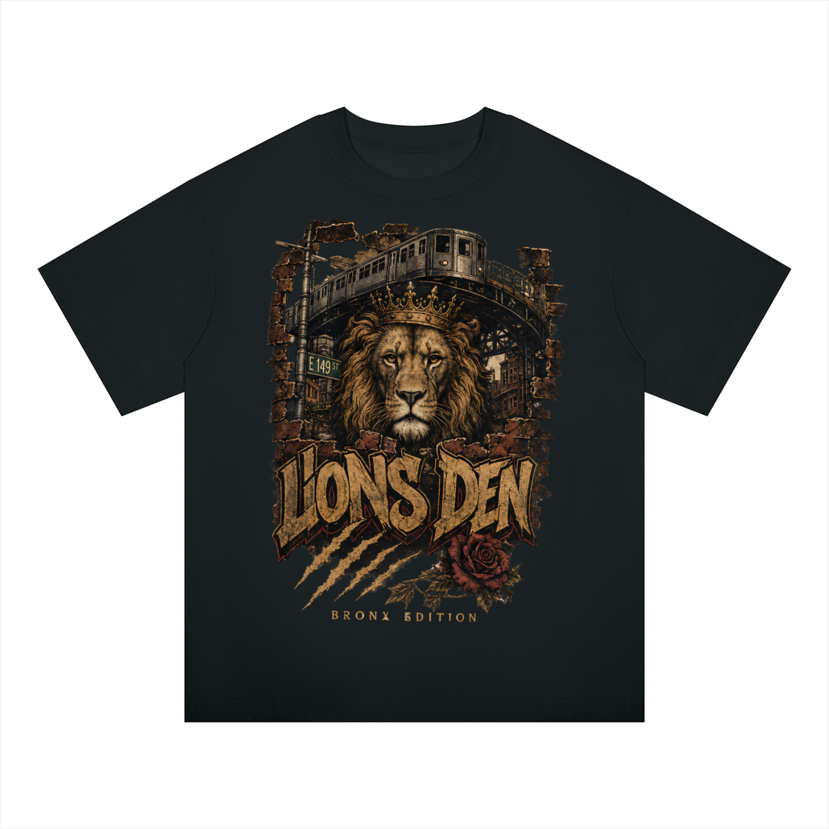 Roar of the Den Oversized Drop-Shoulder Tee