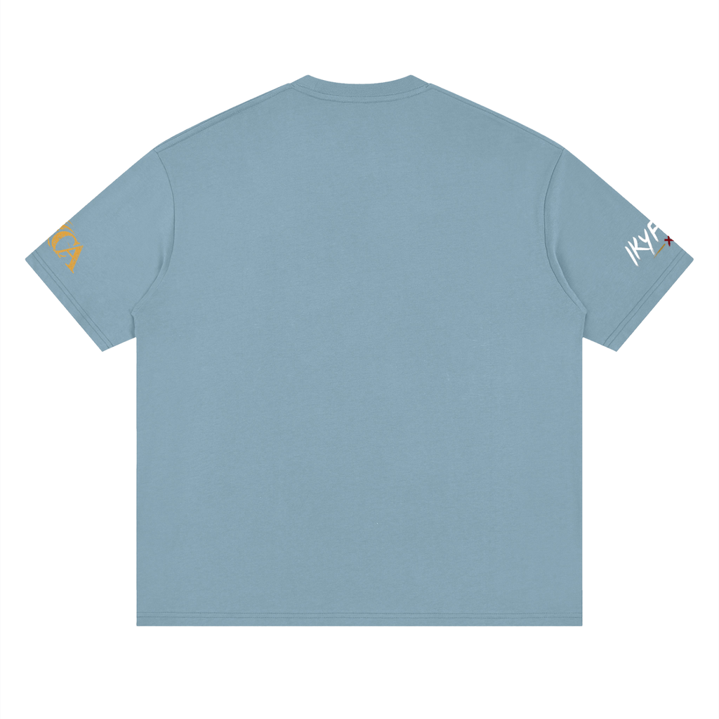 IKYF Lion Streetwear Drop-Shoulder Tee