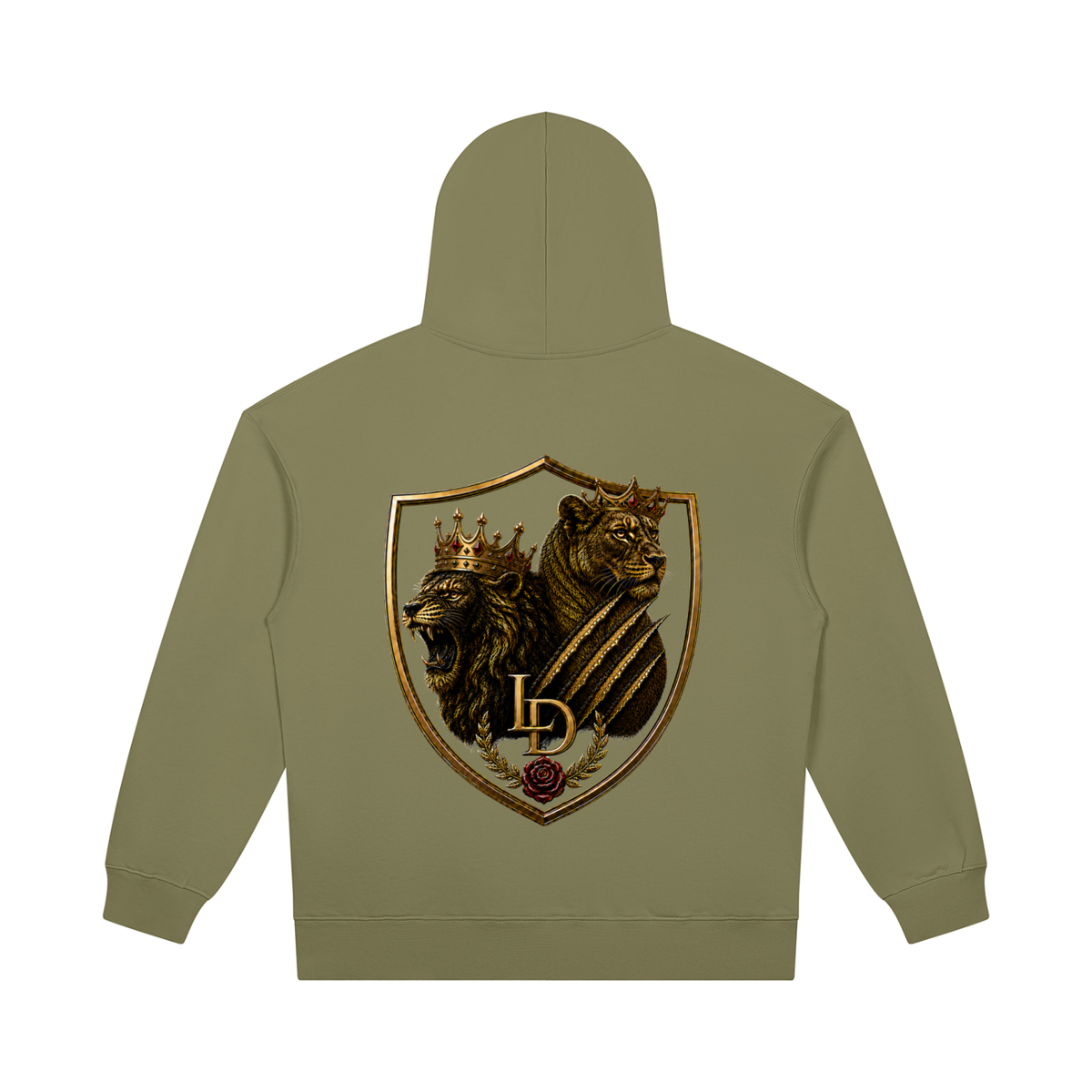 Twin Lion Scratch Shield Heavyweight Hoodie