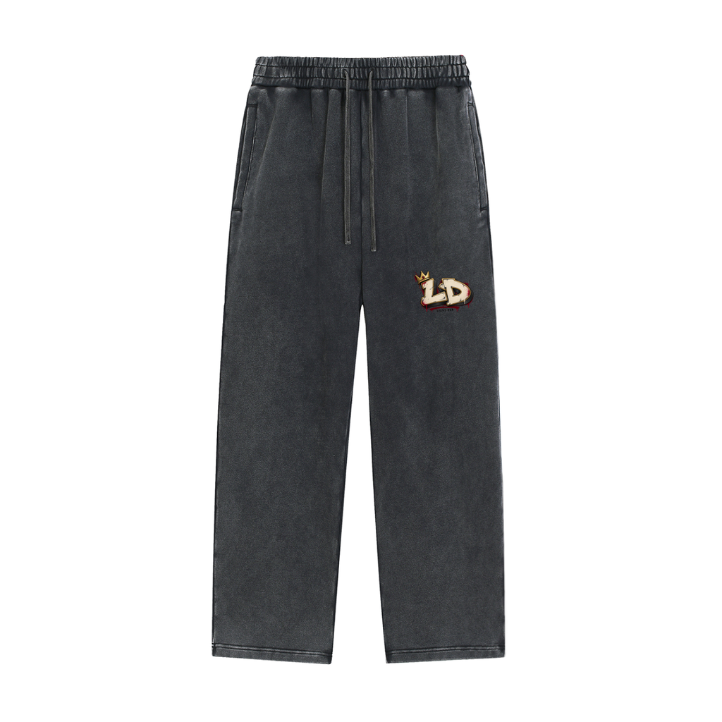 Crowned LD Snow-Wash Heavyweight Sweatpants