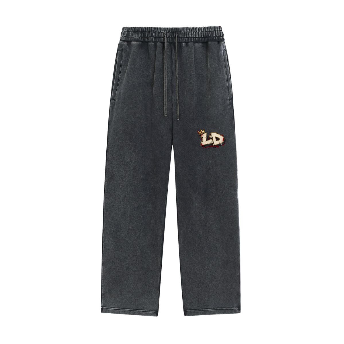 Crowned LD Snow-Wash Heavyweight Sweatpants
