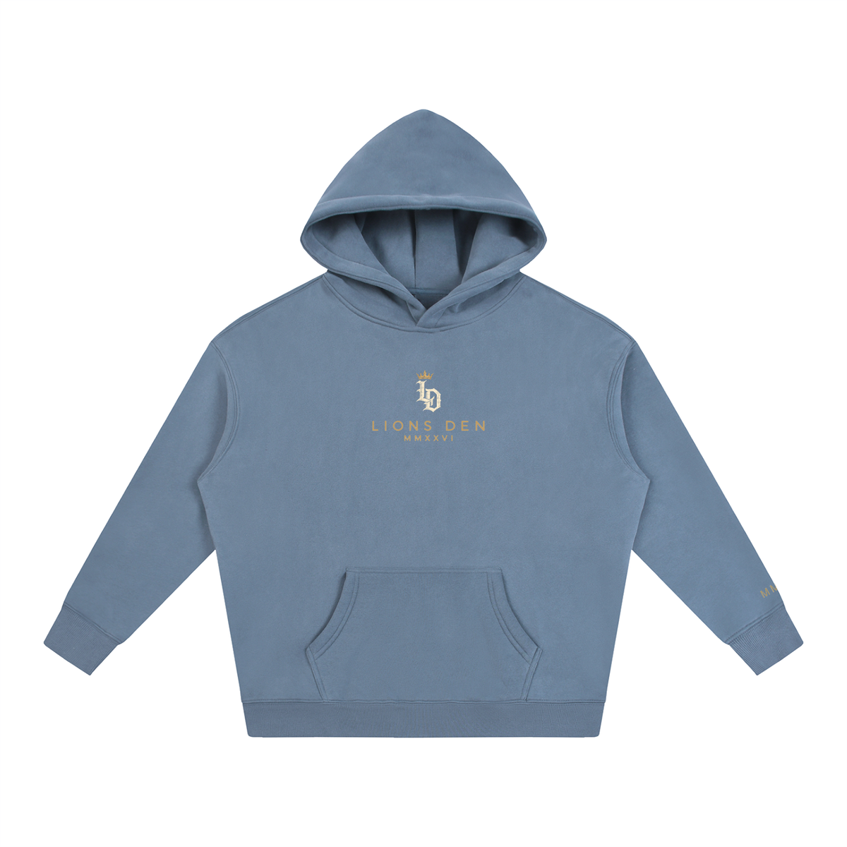 Crowned Gothic LD Oversized Fleece Hoodie