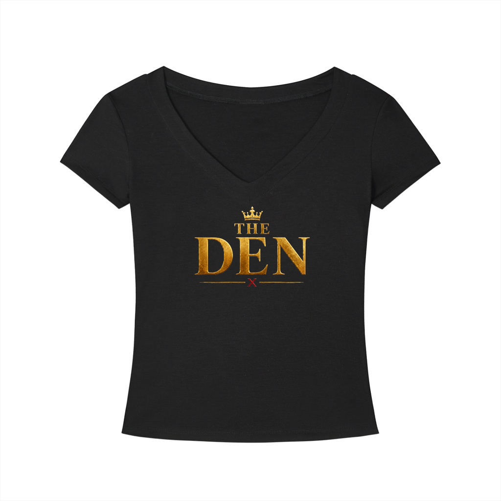 The Den Crown Tencel Slim-Fit V-Neck Tee