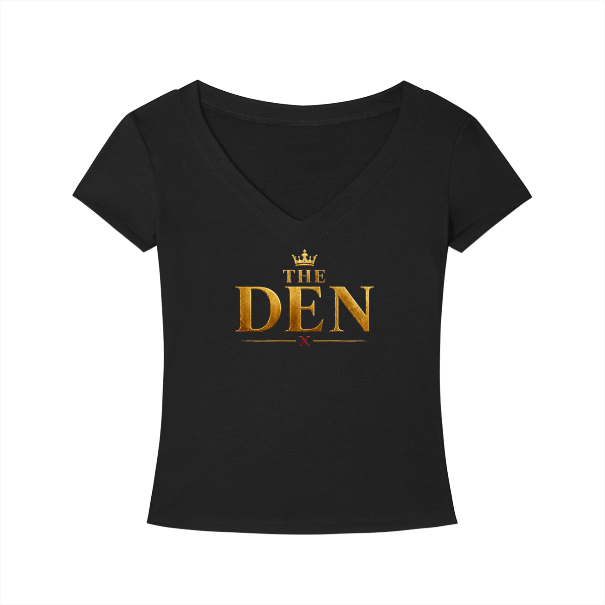 The Den Crown Tencel Slim-Fit V-Neck Tee
