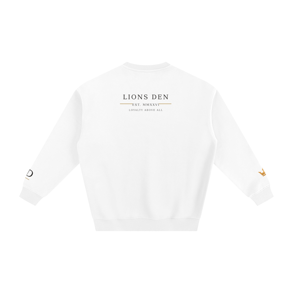 Loyalty Above All Vertical-Mark Fleece Crewneck