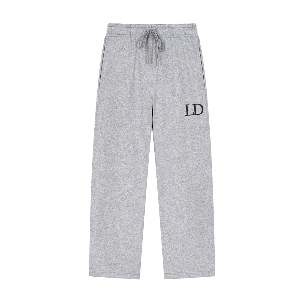 LD Minimal Straight-Leg Sweatpants