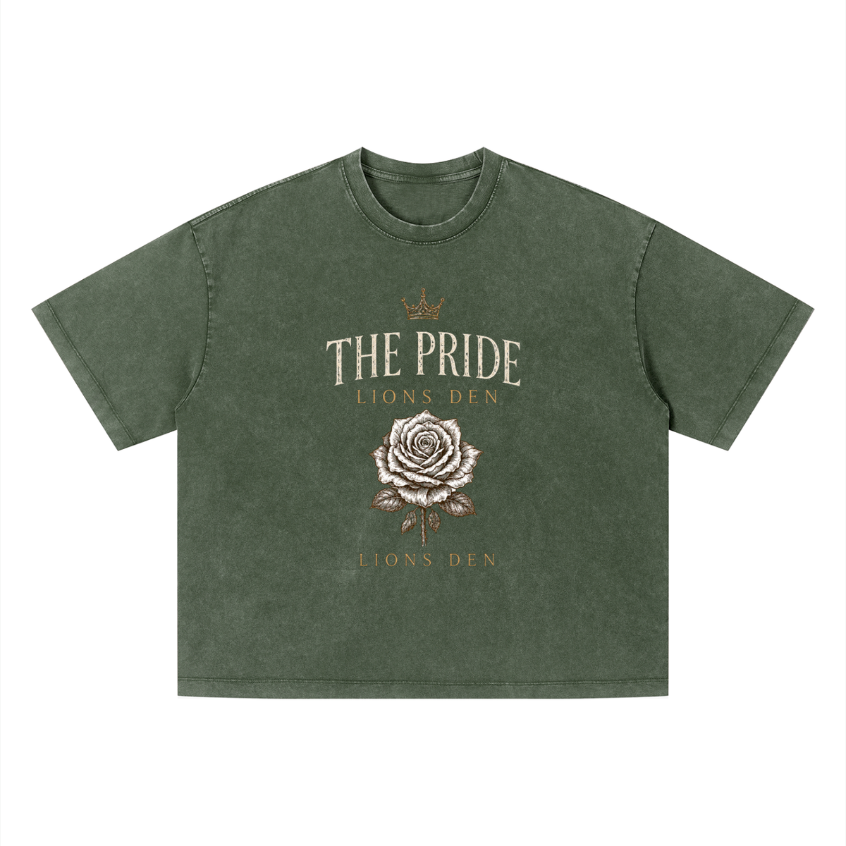 The Pride Rose Vintage-Wash Boxy Tee