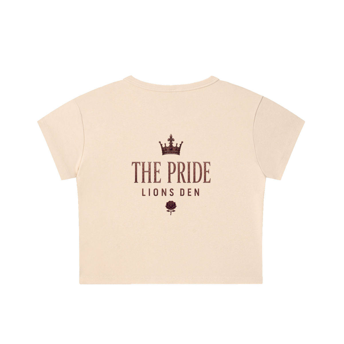 The Pride Rose Snow-Wash Crop Top