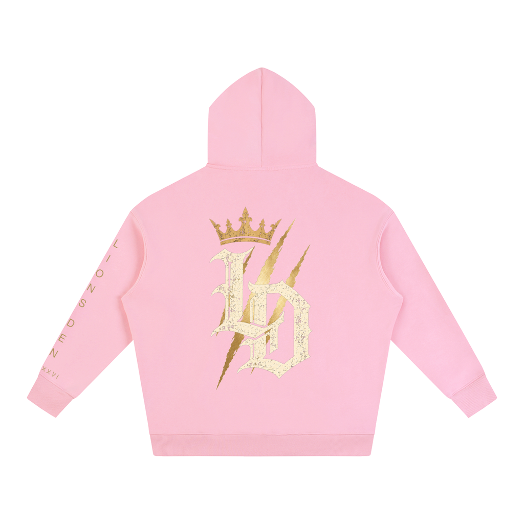 Crowned Gothic LD Oversized Fleece Hoodie