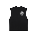 Royal Lion Shield Raw-Edge Cotton Tank