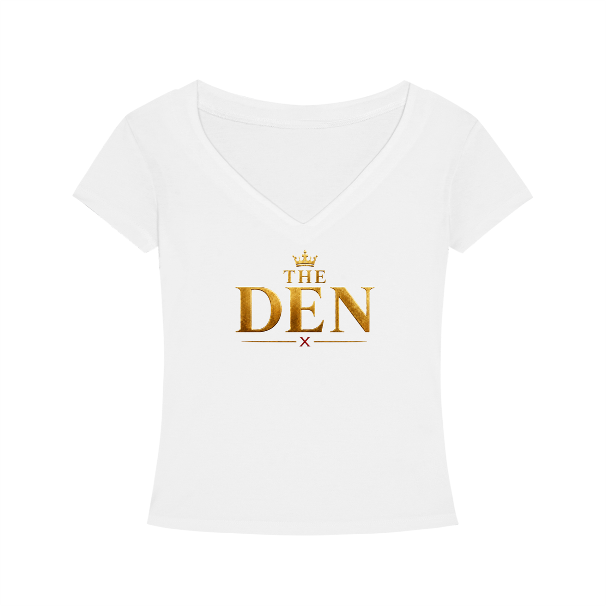 The Den Crown Tencel Slim-Fit V-Neck Tee