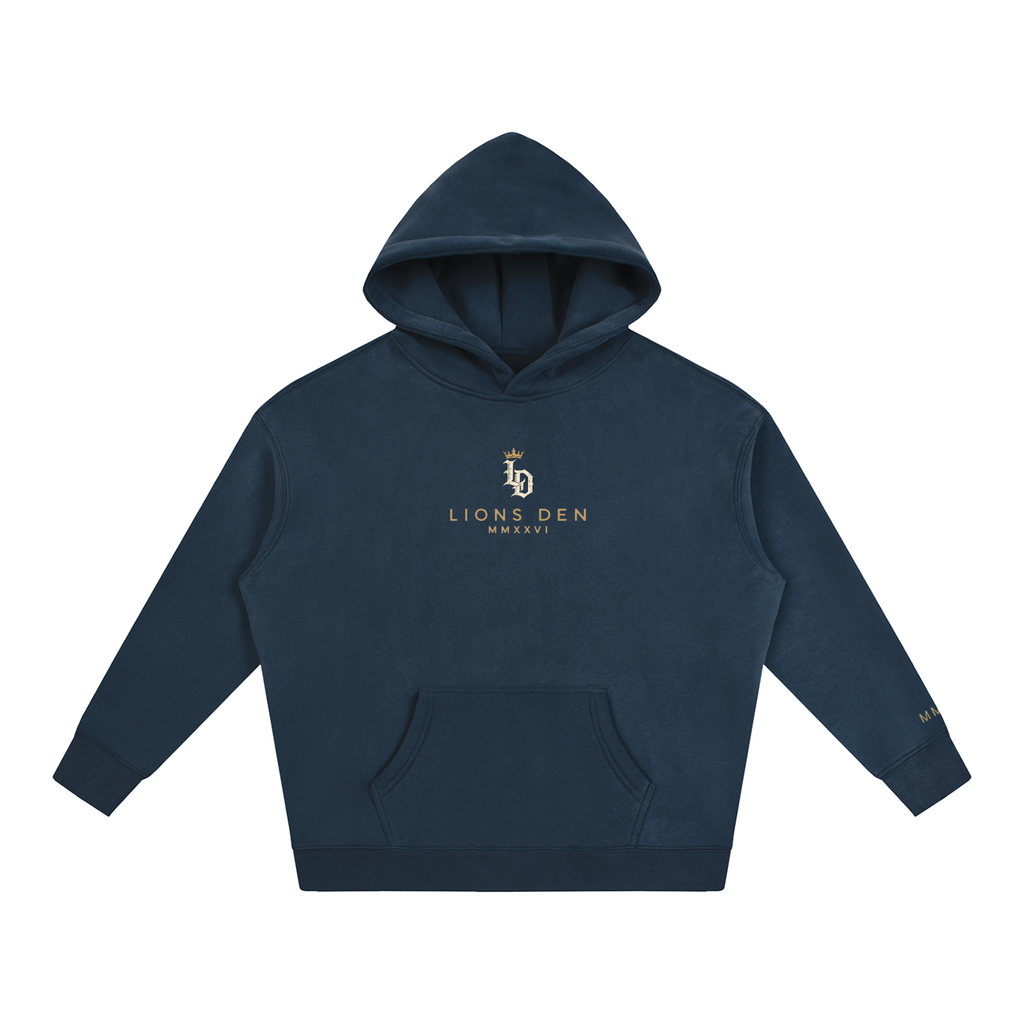 Crowned Gothic LD Oversized Fleece Hoodie