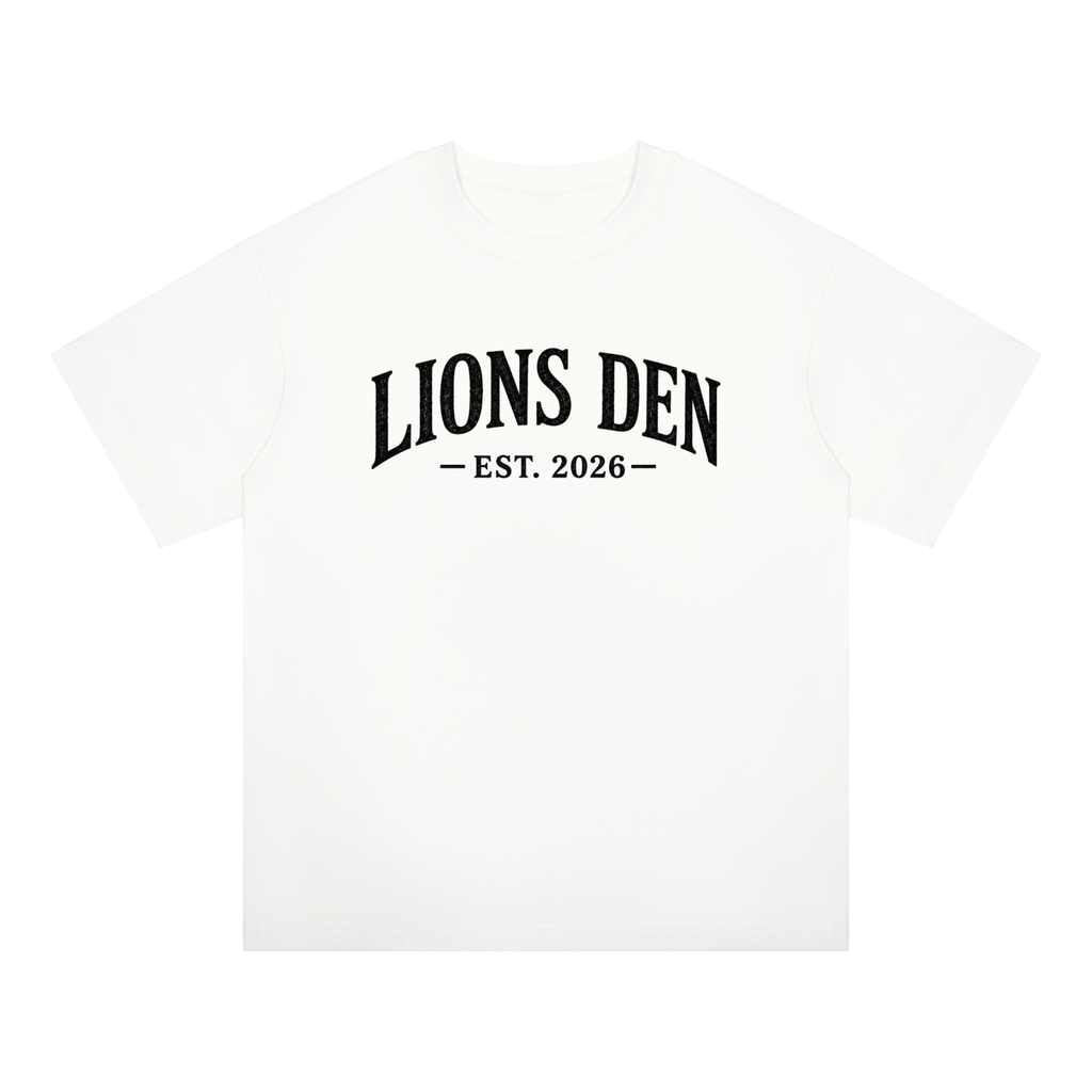 Lions Den Athletic Oversized Drop-Shoulder Tee