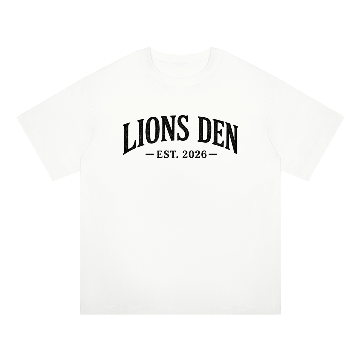 Lions Den Athletic Oversized Drop-Shoulder Tee