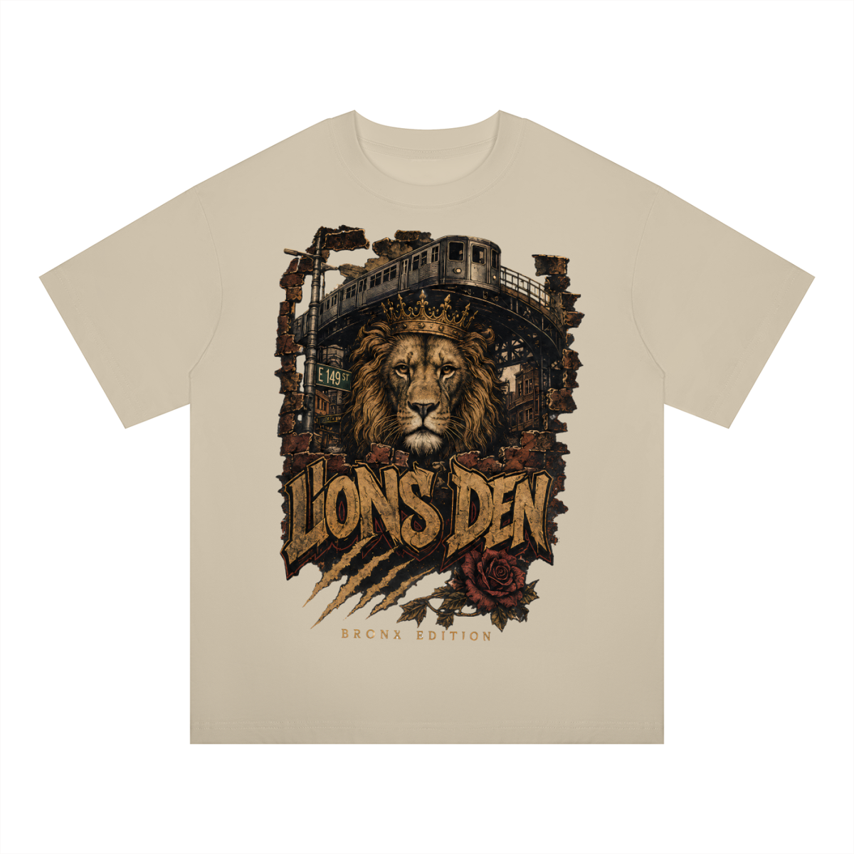 Roar of the Den Oversized Drop-Shoulder Tee