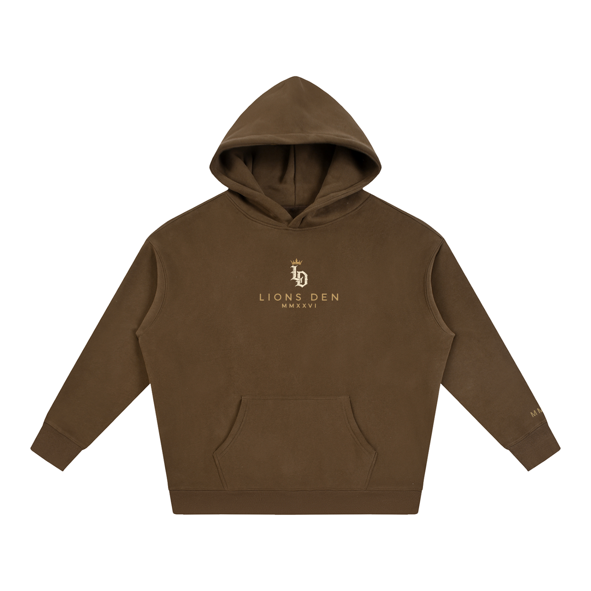 Crowned Gothic LD Oversized Fleece Hoodie