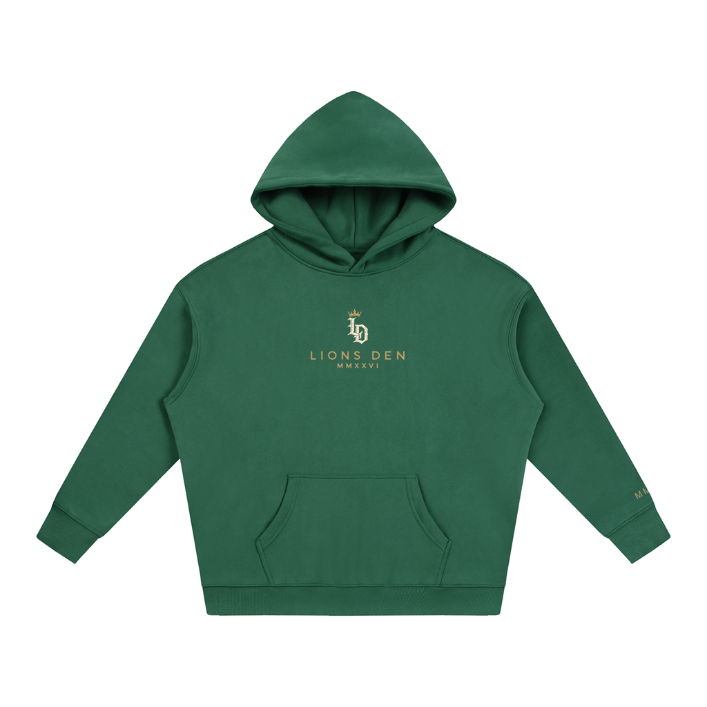 Crowned Gothic LD Oversized Fleece Hoodie