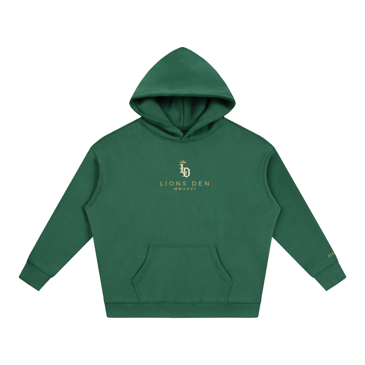 Crowned Gothic LD Oversized Fleece Hoodie