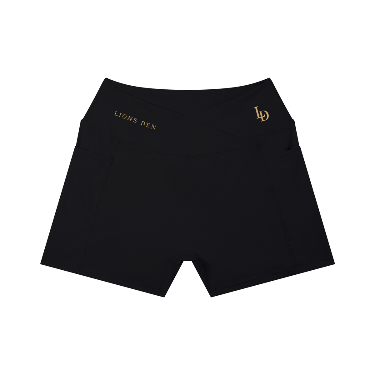 LD Side Mark Women’s High-Rise Pocket Yoga Shorts