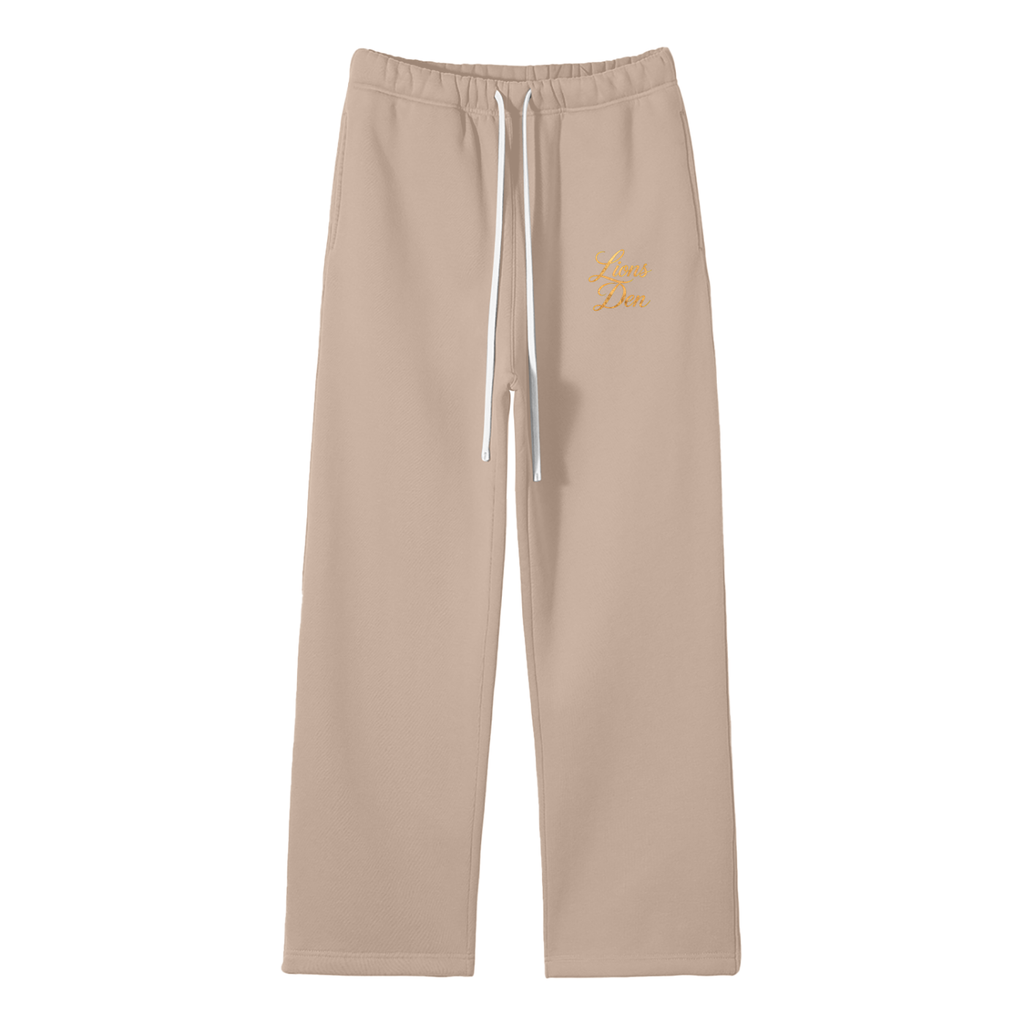 Lions Den Script Straight-Leg Fleece Pants