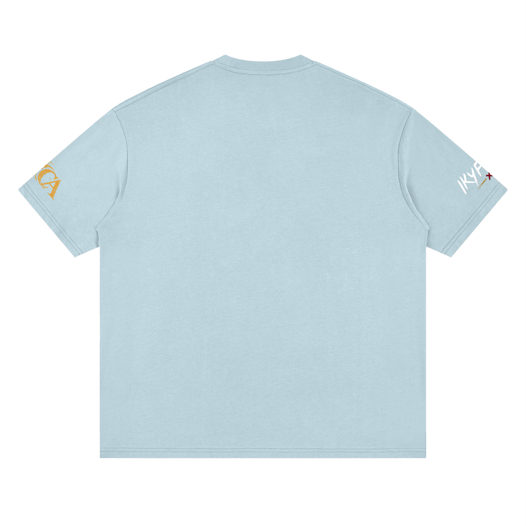 IKYF Lion Streetwear Drop-Shoulder Tee