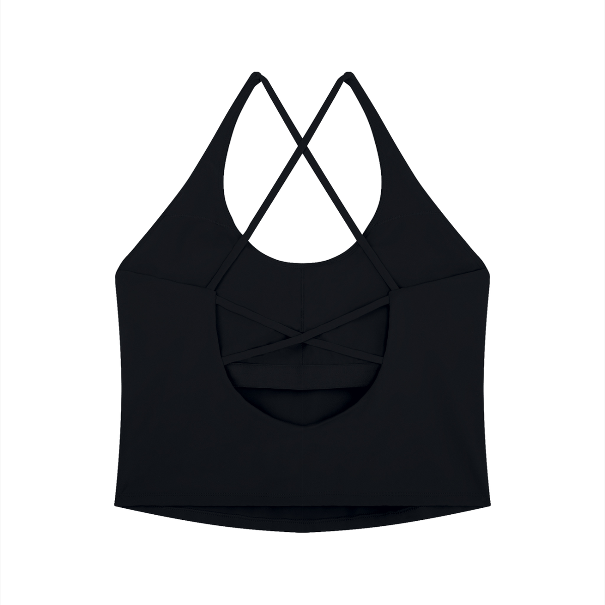 Crowned LD Rose Halter Yoga Tank